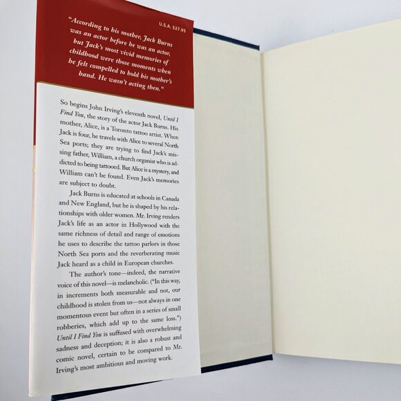 Until I Find You by John Irving SIGNED INSCRIBED FIRST EDITION Like New - Picture 12 of 15